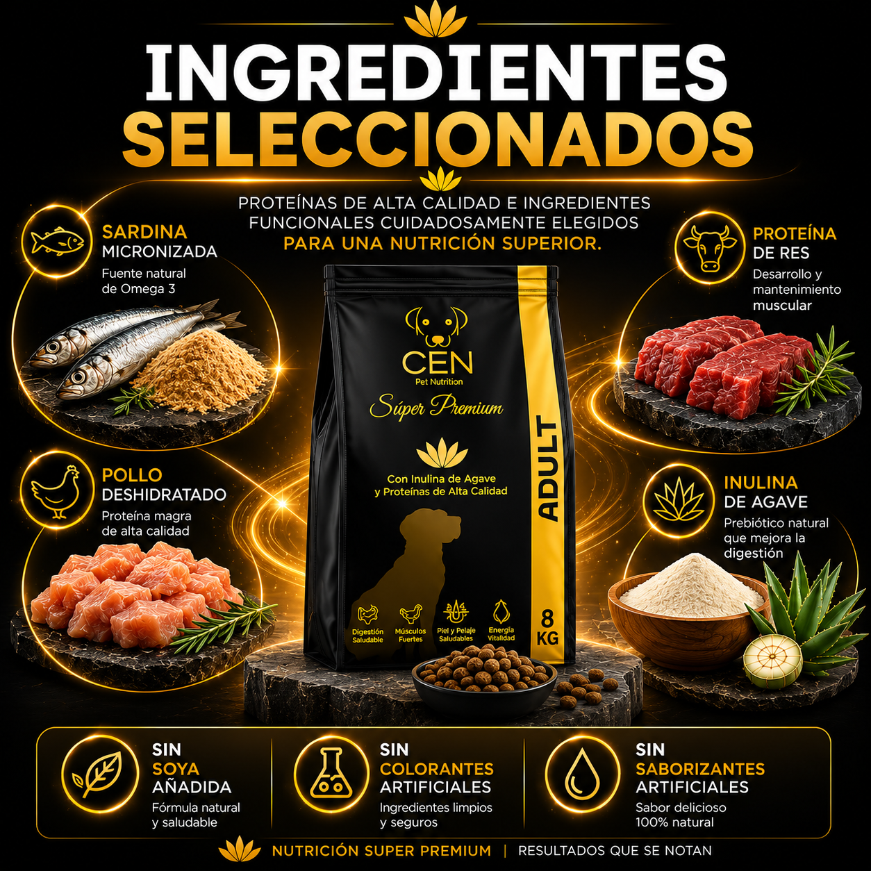 CEN Adulto Súper Premium 20 kg. - Imagen 3