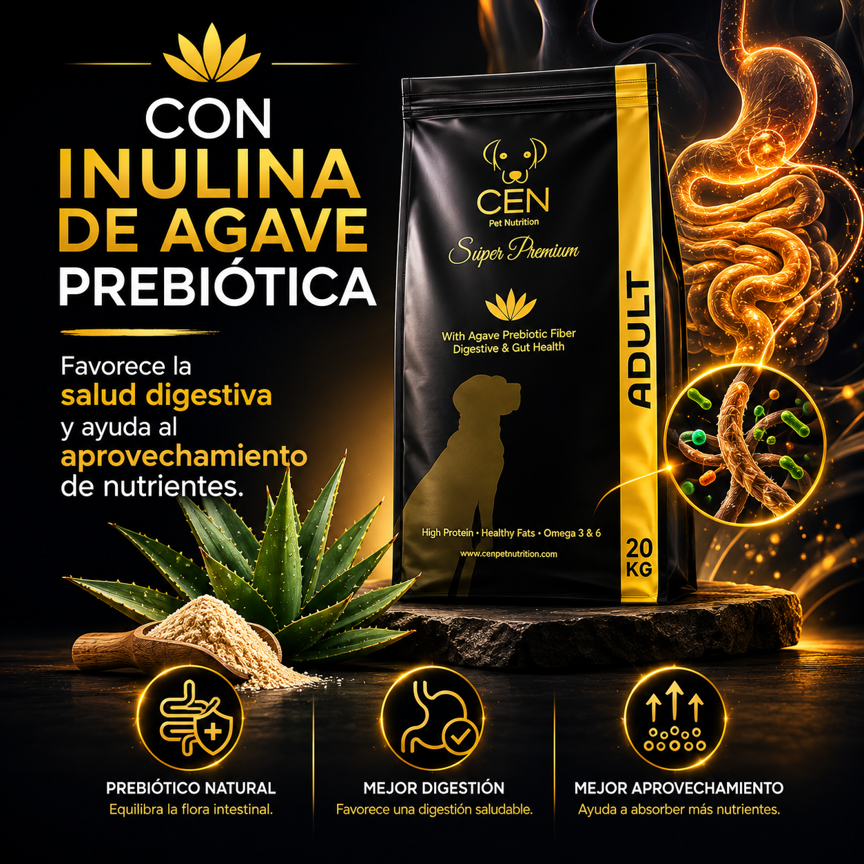CEN Adulto Súper Premium 20 kg. - Imagen 4