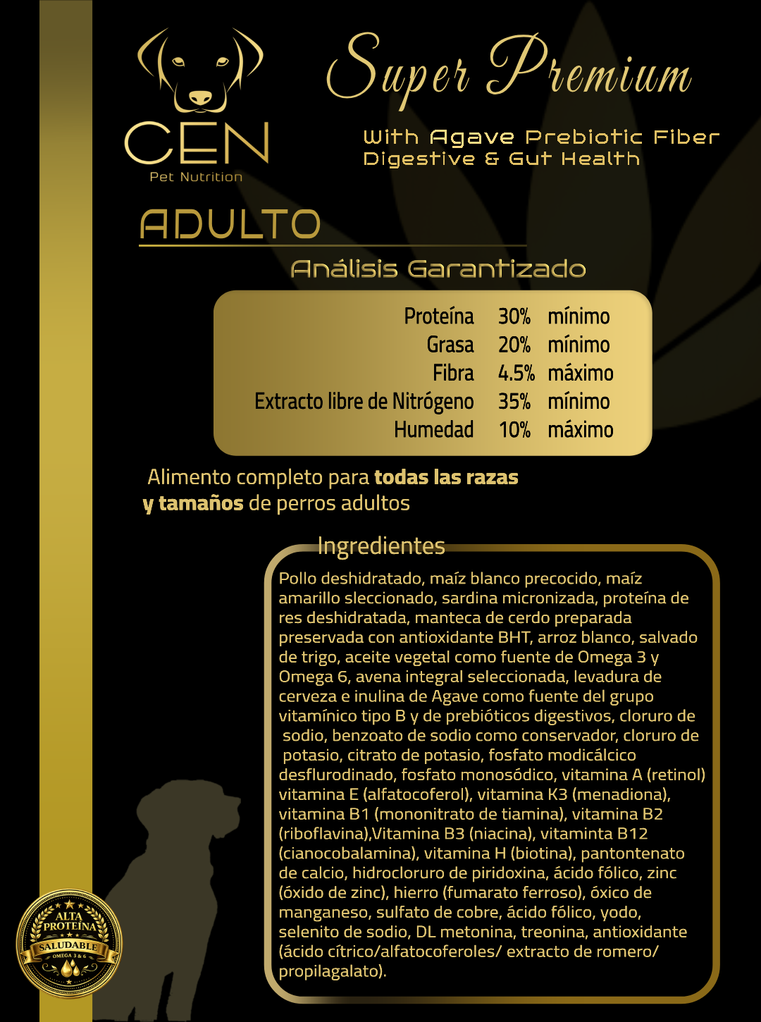 CEN Adulto Súper Premium 20 kg. - Imagen 6